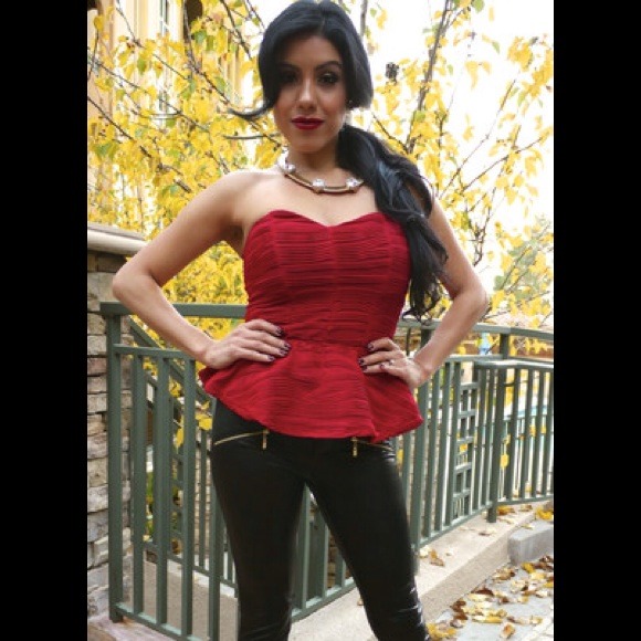 Sweetheart Peplum Top
