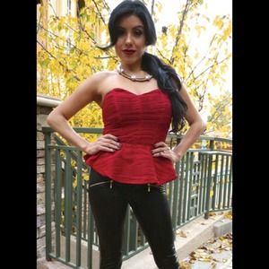 Sweetheart Peplum Top