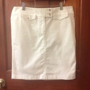 Sold!!! Ann Taylor White denim skirt