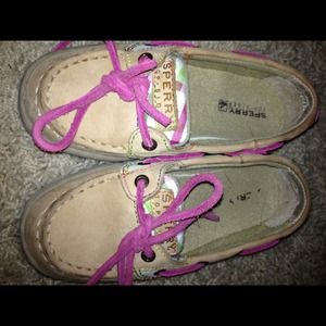 Girls Sperrys size 10 1/2 EUC