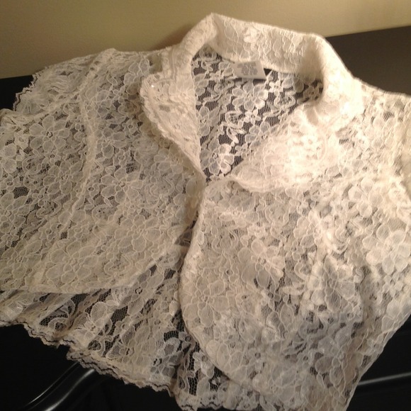 Lace shrug