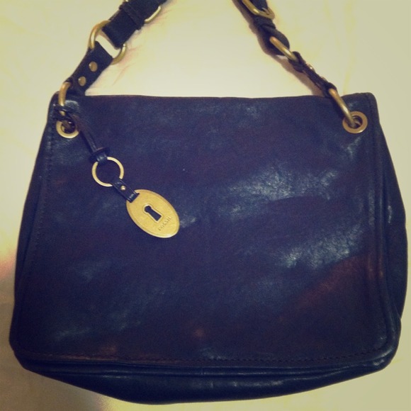 Fossil leather Handbag