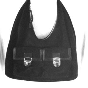 Banana Republic cow split leather shoulder bag