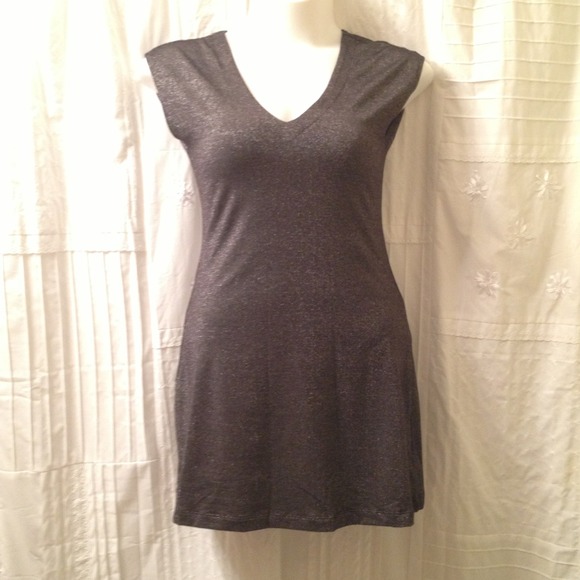 Silver Mod Old Navy Dress - Picture 1 of 4