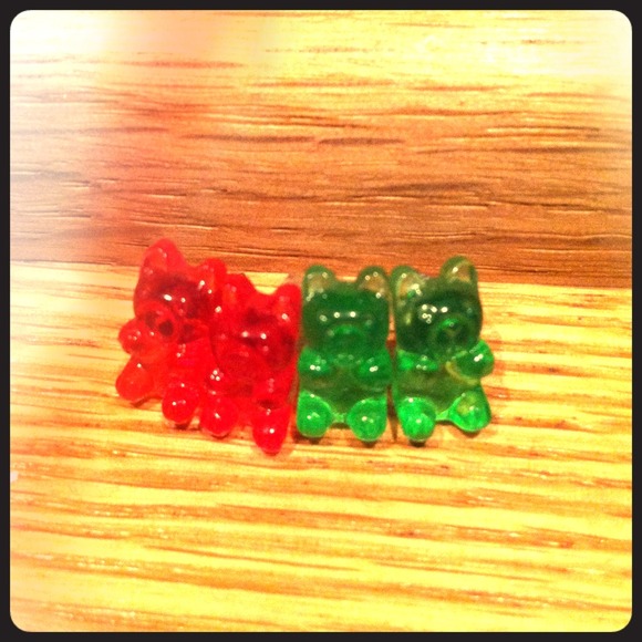 Gummy bear earrings bundle