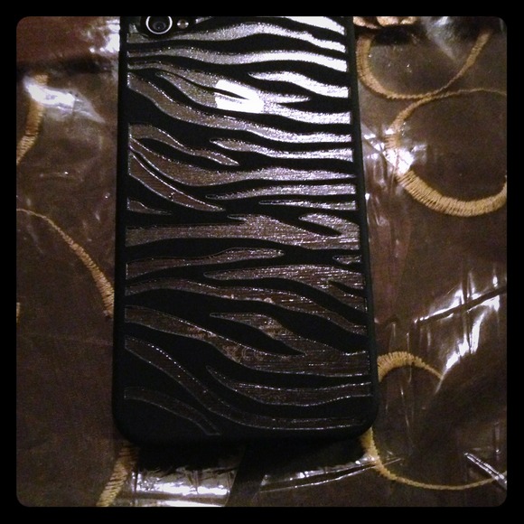 Zebra print iPhone 4S case