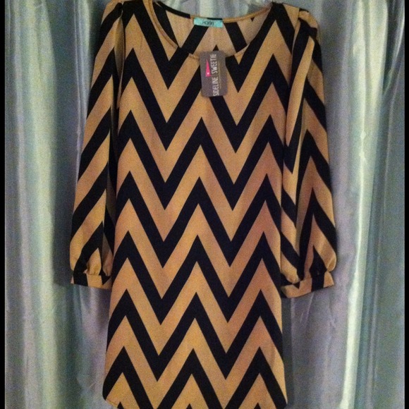 NWT!!! Chevron tunic/dress