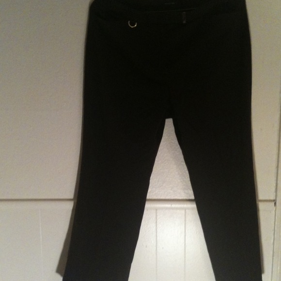 Brown and gold dress pants