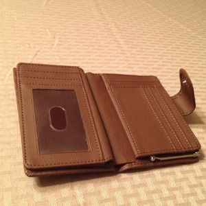 Brown leather wallet
