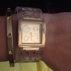 Guess gold watch