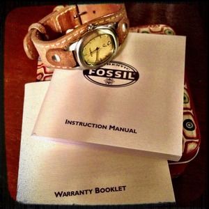 Leather band Fossil watch