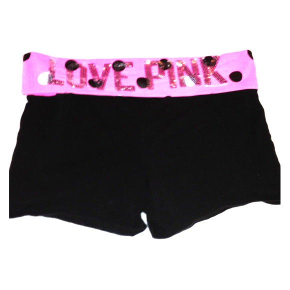 ⛔SOLD⛔Victoria Secret Yoga shorts love pink