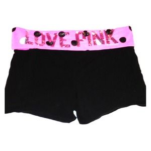 ⛔SOLD⛔Victoria Secret Yoga shorts love pink