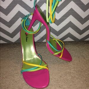 Multi colored Heels!