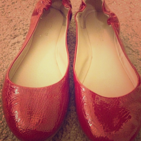 Red Ballet Flats
