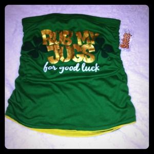 ⛔SOLD⛔RUB MY JUGS for funny shirt St.Patricks Day
