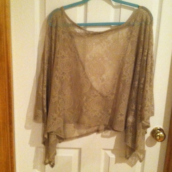 Butterfly lace top