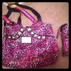 Betsy Johnson diaper bag with extras!