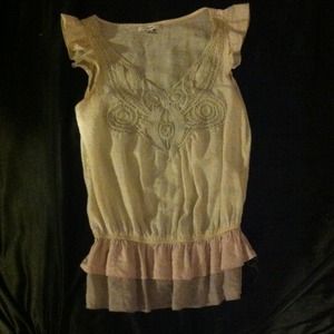 Tri-colored blouse from papaya