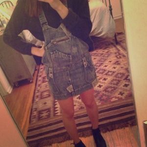 ⚡SOLD in Bundle⚡ LaRok Patchwork Overall Skirt