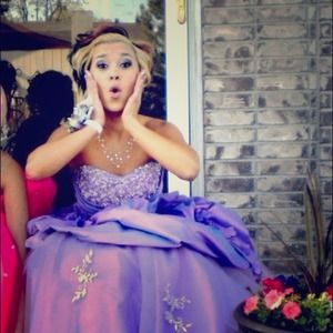 Beautiful Lavender Prom Dress