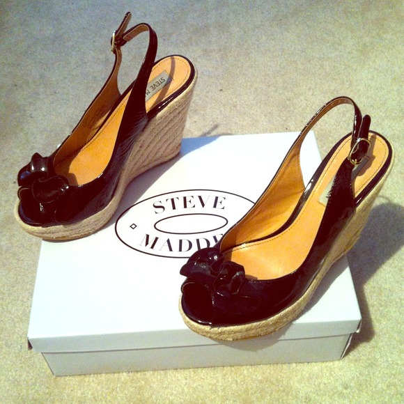 Steve Madden - Fauntian Wedge Sandal (black)