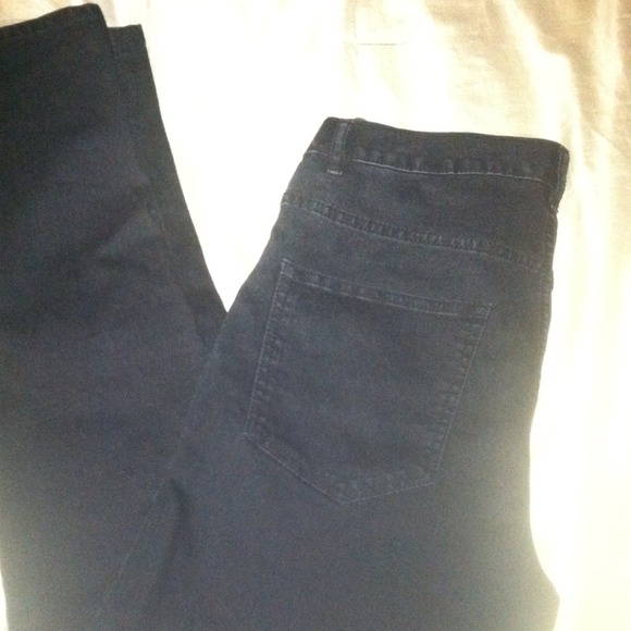 Black denim pants