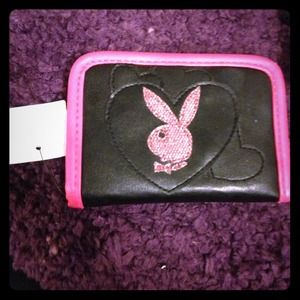 BNWT faux leather playboy wallet