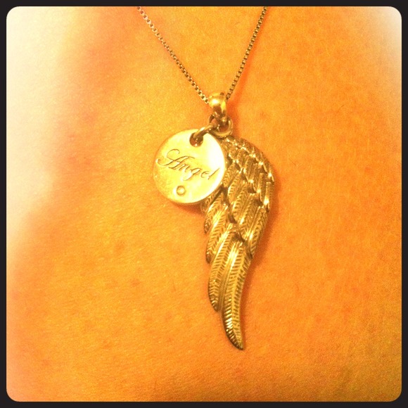 ✨Reserved✨stamped sterling silver necklace