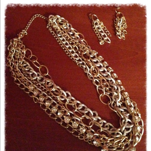 SOLD- Necklace and earrings