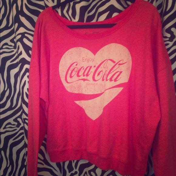 Loose fit coca cola sweater