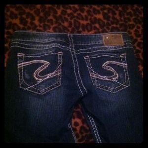 Silver "Twisted" Jeans