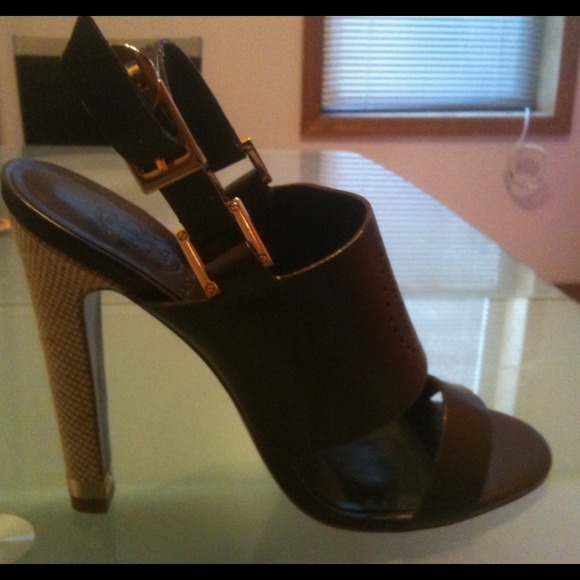 Tory Burch Perforated Leather Sandals