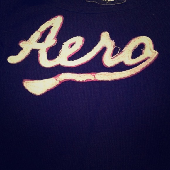 Aeropostale black thermal shirt