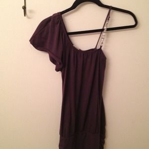 Dark purple shirt