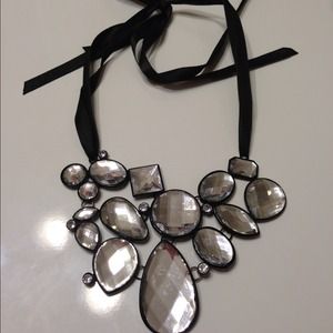❗Reserved❗Black Rhinestone bold necklace