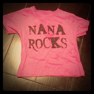 18 months toddler girl Nana Rocks tee