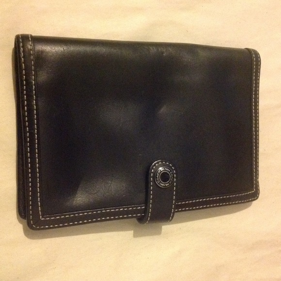 Coach check book holder