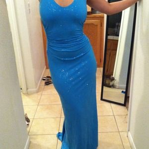 ❗REDUCED❗Blue long evening gown, was $20
