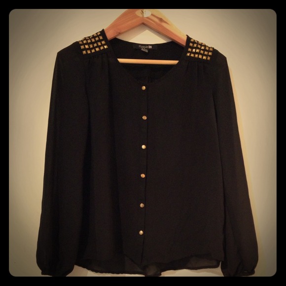 Bundle**** Sheer black button up & Jacket
