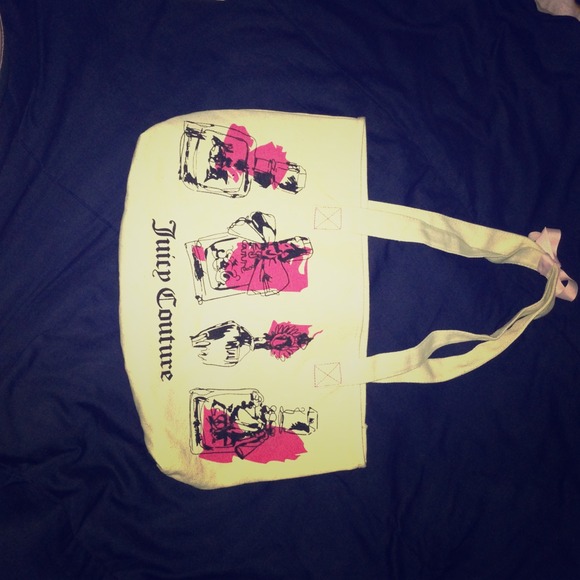 Juicy Couture perfume canvas Tote bag
