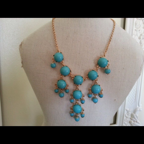 Kids bubble necklace turquoise