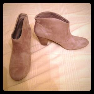 Suede ankle boots