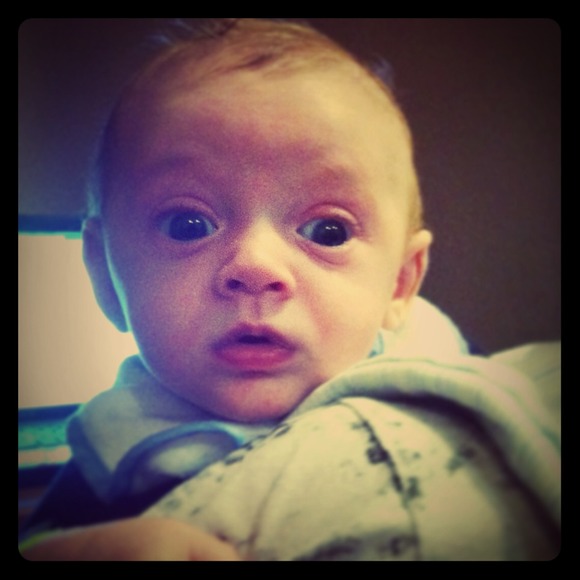 Sometimes my son just says it ALL... In a look! 😊