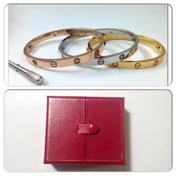 Cartier love bracletes