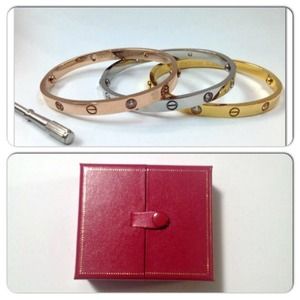 Cartier love bracletes