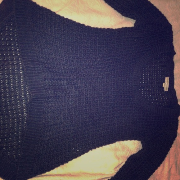 REDUCED!! Dark grey high-low sweater - Picture 1 of 2