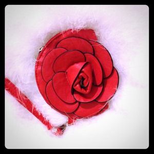 A Mini Rose Purse (Zipper)