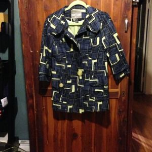 SALE Mac & Jac Mod Deco Jacket 3/4 Sleeves  S