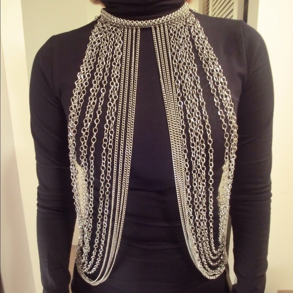 topshop body chain